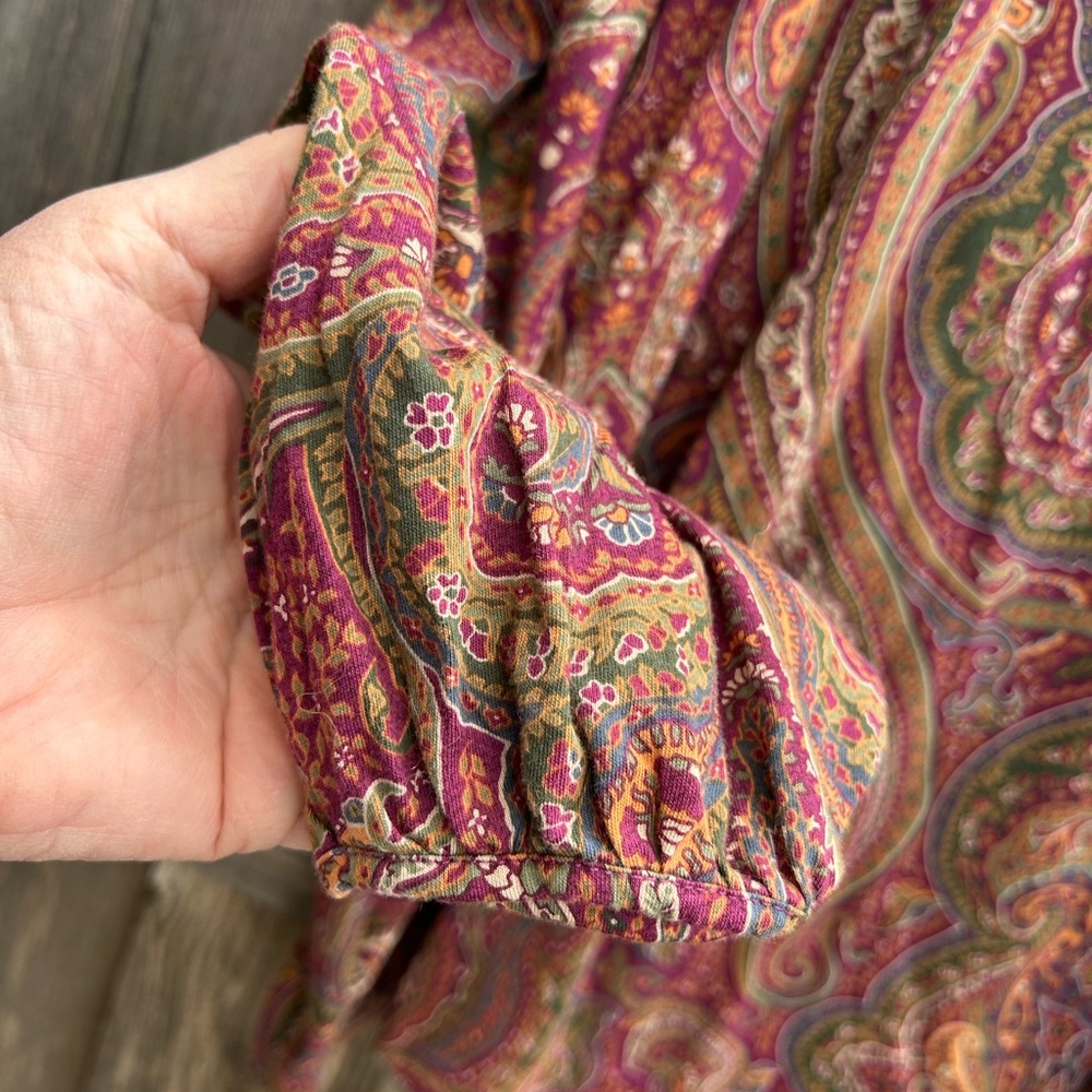 Paisley Ruffle Blouse - Picture 4 of 4